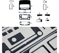 Décoration intérieure Cockpit pour Toyota Avensis 2003-2008 Piano Noir Optique 11pcs