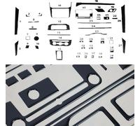 Décoration intérieure Cockpit pour VW Caddy 2015-2020 Piano Noir Optique 39pcs