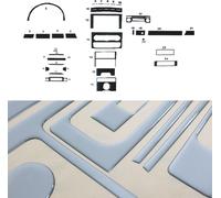 Décoration intérieure Cockpit pour VW Crafter Sprinter W906 Alu Optik 33pcs RHD