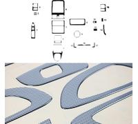 Décoration intérieure Cockpit pour VW Touran 2010-2015 Carbon Optik 17tlg