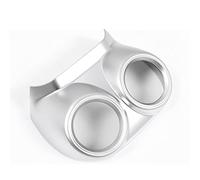 Décoration intérieure Compatible Avec Alfa Pour Romeo Pour Stelvio 2017 2018 2019 2020 Garniture Décorative Protection Cadre D'évent D'échappement Arrière Voiture, Accessoires(Silver,Size A)
