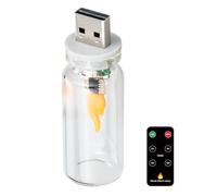 Décoration intérieure de voiture - Éclairage d'ambiance LED USB - Ampoule clignotante - Pour camping