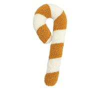 Décoration intérieure en sucre d'orge - Coussin de Noël - Coussin de Noël - Coussin en peluche confortable - Motif bonbons mignons