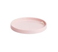 Décoration intérieure esthétique, accessoires en céramique plateau à thé plateau maison petit plateau de table à thé rose simple