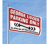 Décoration intérieure Hommes George Luzier Parking Only Flag Accessoires Gamers Décoration de porte de chambre (Taille : 60 x 90 cm)