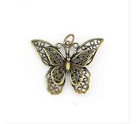 Décoration intérieure Ornement Mini Mignon rétro en Laiton Papillon Statue clés de Trousse de truise de truise décoration Sculpture Home Bureau Figurine drôle Halloween Noël Toy Cadeau d'art