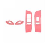 Décoration intérieure pour Dodge Challenger 2015-2024 : Garniture de poignée de Porte intérieure, Cache, Interrupteur de lève-vitre, Panneau de Commande, Accessoires Auto