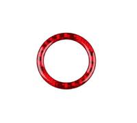 Décoration Intérieure Pour Tesla Pour Model 3 Highland 2024 Pour Model Y Juniper 2025 Autocollants Pour Boutons De Coffre Et Garnitures Garniture Décorative(ROUGE)