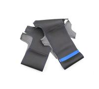 Décoration Intérieure Protégé Housse Volant Cousue Main pour Civic 8ème MK8 2005 2006 2007 2008 2009 2010 2011 Cache De Volant(Blue Line-Blue Bar)