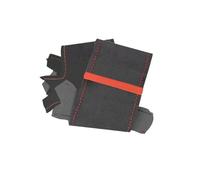 Décoration Intérieure Protégé Housse Volant pour Civic 8ème MK8 2005 2006 2007 2008 2009 2010 2011 Cache De Volant(No Hole-Red Bar)