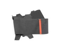 Décoration Intérieure Protégé Housse Volant pour Civic 8ème MK8 2005 2006 2007 2008 2009 2010 2011 Cache De Volant(Black Line-Red Bar)