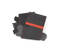 Décoration Intérieure Protégé Housse Volant pour Civic 8ème MK8 2005 2006 2007 2008 2009 2010 2011 Cache De Volant(No Hole-Red Bar)