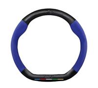 Décoration Intérieure Protégé Housse Volant pour Ford pour Focus Mk3 Mk2 Mk4 pour Modeo pour Ranger pour Transit pour Edge pour Ecosport pour Fiesta Cache De Volant(D Type Blue)