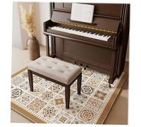 Décoration intérieure Sound absorbant un tapis de réduction de bruit épais tabouret de piano coussin de tabouret lavable taille personnalisée pour l'étude de la chambre à coucher du salon B 60*180cm
