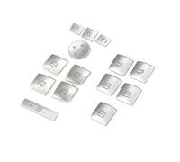 Décoration intérieure TiLeze pour Mercedes-Benz W204 (2008-2013) : Cache-Boutons de réglage, de déverrouillage et de lève-vitre à mémoire des sièges, Autocollants de Garniture.