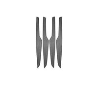 Décoration Intérieure Voiture Lot 4 Bandes Autocollantes Garniture Panneau Porte Intérieure Voiture Accessoires Réglage Automatique Pour BMW X5 F15 X6 F16 Voiture Interieur(F15 Carbon Leather)