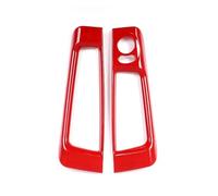 Décoration Intérieure Voiture Pour FIAT Pour Abarth Voiture Rétroviseur Réglage Interrupteur Porte Boîte Rangement Panneau Cadre Couverture Garniture Autocollants Auto Accessoire Accessoires Voiture(R