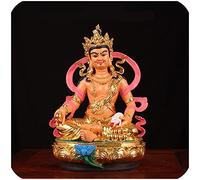 Décoration Jambhala Jaune Fortune Statue 16 Pouces Résine Maison pour Doctrine Ésotérique Figurine Bouddha Cinq Carrés Trésor Dieu Décor Nouveauté Cadeau Ornements