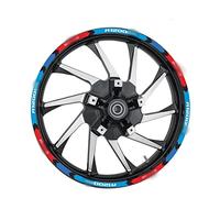 Décoration Jante Roue D'autocollant Moto pour B&MW R1200GS R1200 GS R 1200 ADV pour L'Aventure 2006-2022 (Couleur : BlackOne)