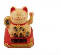 Décoration japonaise en forme de chat porte-bonheur avec pépite dorée pour la maison, le bureau et la voiture, décoration saisonnière du Nouvel An et des vacances (pour champagne)