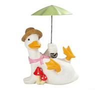 Décoration Jardin Enchanté Figurine 18cm Décoration Jardin Enchanté | pour fibre de verre pour robuste, résistance météo, fini artistique, détails soignés, extérieur sécurisé
