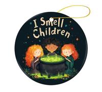 Décoration Je Sens Les Enfants Automne Halloween Ornement Céramique Noël Décorations pour Maison Fête Vacances