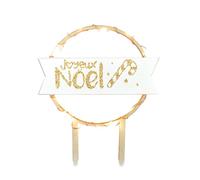 Décoration LED et bois Joyeux Noël Scrapcooking