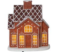 Décoration lumineuse GINGERVILLE brun LED intégrées avec minuterie IP20