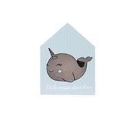 - Décoration lumineuse pour enfant Baleine - Bleu - Baby