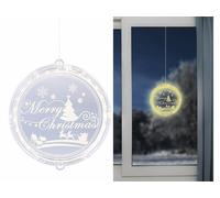 Décoration lumineuse pour fenêtre Joyeux Noël