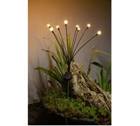 Decoration lumineuse solaire GALIX G4435 - Forme Bouquet - 8 LED - H69cm