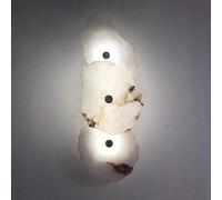 Décoration marbre l Applexion pierre naturelle Whateral Verre L clair intérieur long Long Linear Ligne LAMPE MONTÉE COMPATIBLE AVEC LE SOIR OOM