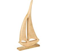 Décoration maritime Voilier en bois sur socle pour la maison et le bureau