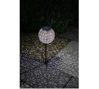 Décoration métal à énergie solaire - Design rétro - GALIX - 1 LED blanche - 8 heures d'éclairage - 10 Lumens