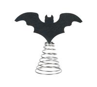 Décoration miniature d'Halloween - Décoration de fête - Pendentif à suspendre effrayant pour l'intérieur - En métal noir (B, taille unique)