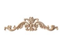 Décoration miniature en bois non peint, applique d'angle pour meubles, murs, portes et placards, XM25,3