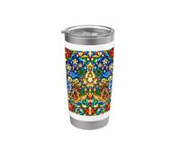 Décoration mosaïque représentant une crèche de Noël philippine Gobelet isotherme en acier inoxydable double paroi