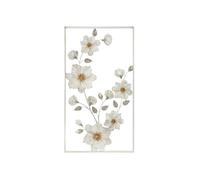 Generique – Décoration murale en métal Flix Gris 50 x 5,5 x 90,5 cm