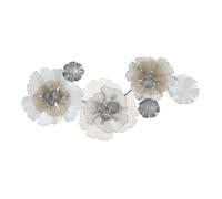 Mauro Ferretti – Décoration murale Panneau en fer Flowery – Multicolore