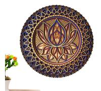 Décoration Murale - 30 Cm En Fer Métallique | Décoration Murale En Forme De De, Art Mural Multicouche Avec Revêtement Coloré Pour Salon, Chambre À Coucher, Métal Décoratif Pour La