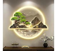 Décoration murale 3D à suspendre avec lumière LED pour entrée