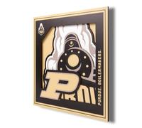 Décoration murale 3D avec logo des Purdue Boilermakers de la NCAA YouTheFan - 12x12