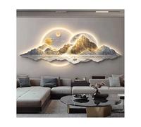 Décoration murale 3D en métal - Sculpture créative faite à la main pour décoration d'intérieur moderne, parfaite pour le salon et la chambre à coucher, grande œuvre d'art