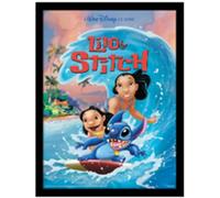 Décoration murale 3D Pyramid Lilo & Stitch Lenticular Bleu 25,5 cm