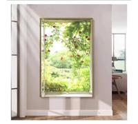 Décoration murale 3D, sculptures murales à suspendre avec lumière LED, fausses fenêtres à ouverture lumineuse, décoration murale pour fenêtre