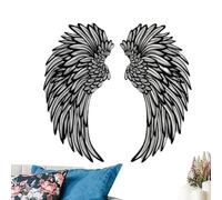 Décoration murale ailes d'ange | Sculpture murale en métal ailes d'ange - pour le salon extérieur ou intérieur, la chambre à coucher, le bureau, le jardin, la cour, la décoration des bureaux