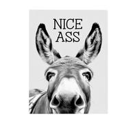 Décoration murale amusante en forme d'animal | Toile abstraite du Moyen-Âge - Œuvre d'art de décoration pour maison, dortoir, appartement, hôtel, toilettes, porte de lavabo