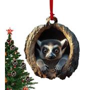 Décoration murale animale - Décoration 2D en acrylique réaliste, pendentif mignon de vacances | Décoration d'arbre portable, jolis accessoires de téléphone, art mural attrayant pour la maison et le