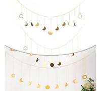 Décoration murale artistique en métal phase de lune, parfaite pour créer une atmosphère calme dans votre maison (grand)