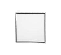 Décoration murale - ArtistLine - Toile avec cadre 54x54 cm - Bois massif - Couleur blanche